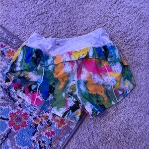 colorful lululemon shorts